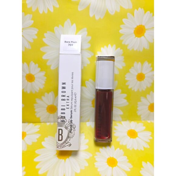 Bobbi Brown Extra Plump Lip Serum Gloss BARE PLUM 6ml 0.2oz - Picture 1 of 7